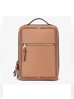 Calpak Caramel Kaya Leather Backpack